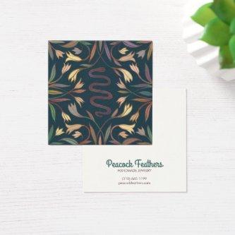 Snake Vines Earring Necklace Jewelry Display Card