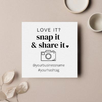 Snap and Share Instagram Card