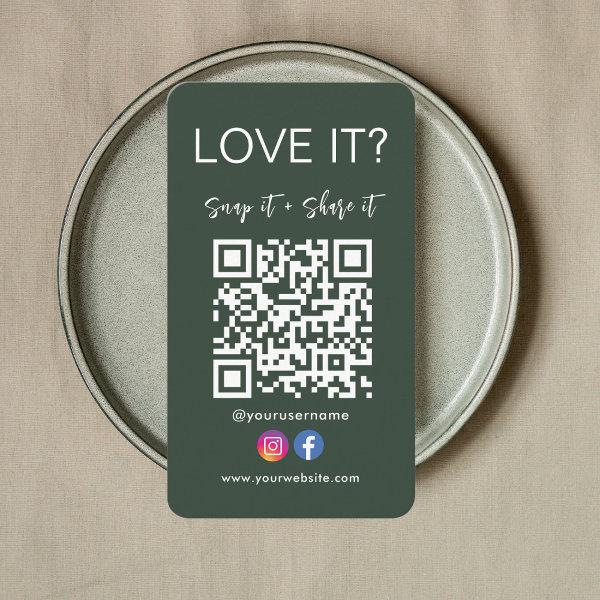 Snap And Share Qr Code Facebook Instagram Logo
