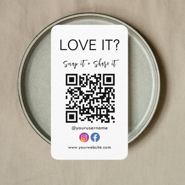 Snap And Share Qr Code Facebook Instagram Logo