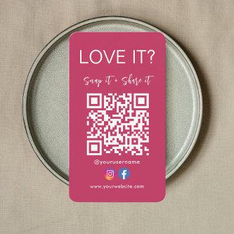 Snap And Share Qr Code Facebook Instagram Logo