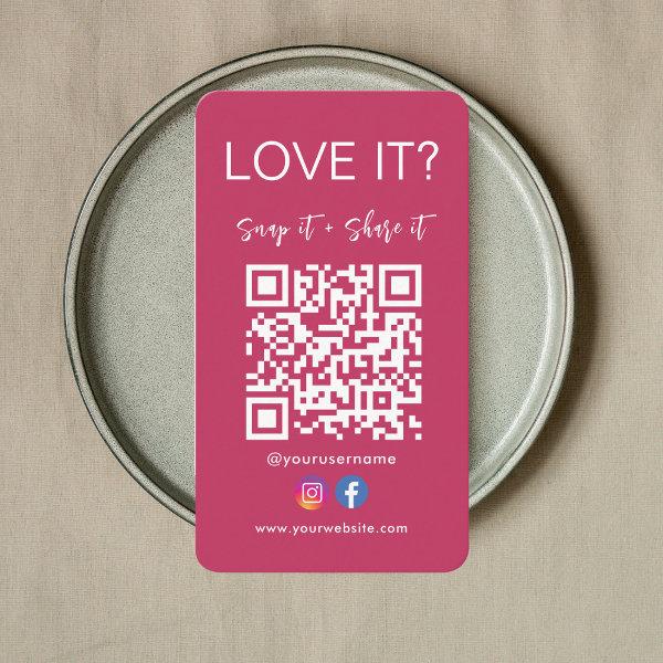 Snap And Share Qr Code Facebook Instagram Logo