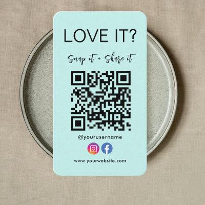 Snap And Share Qr Code Facebook Instagram Logo