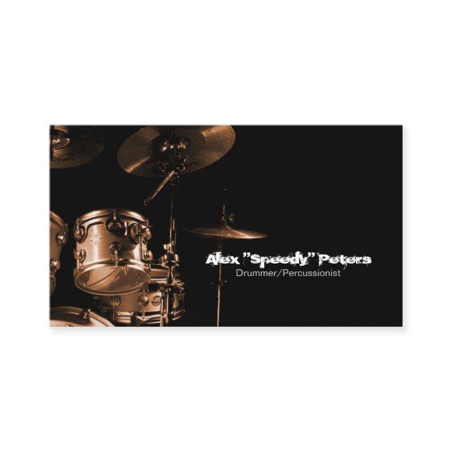 Snare and Tom Brown Drummer