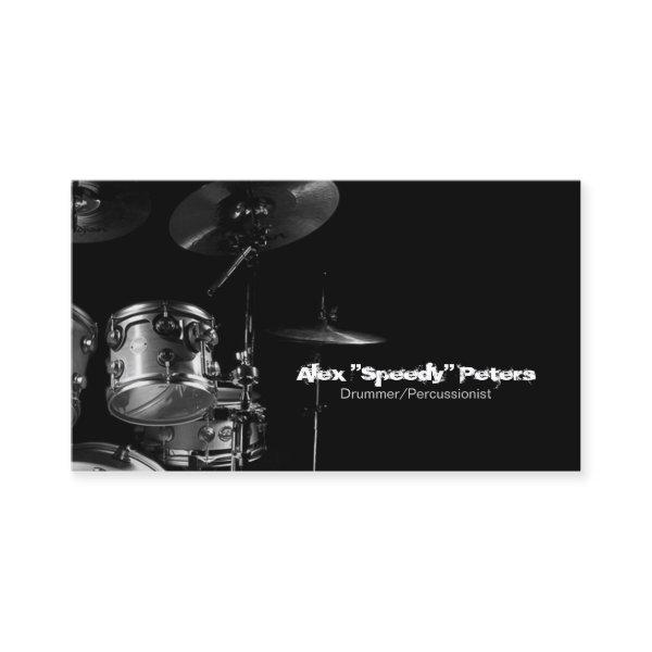 Snare and Tom Grey Drummer