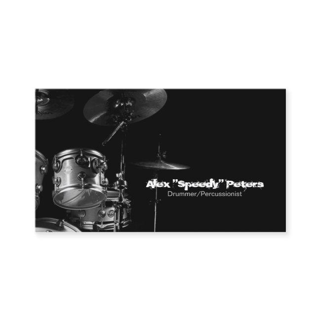 Snare and Tom Grey Drummer