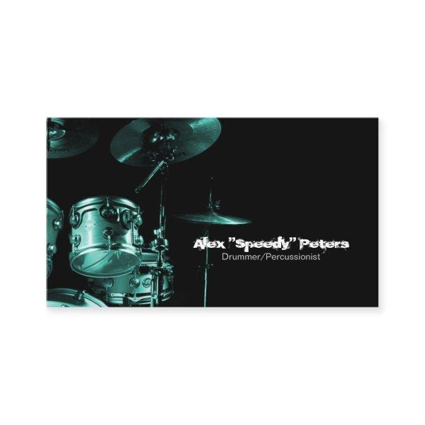 Snare and Tom Turquoise Drummer
