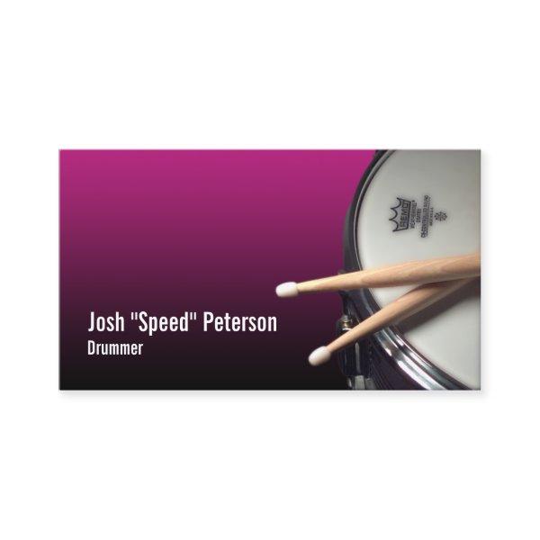 Snare Drum Purple Drummer Musician