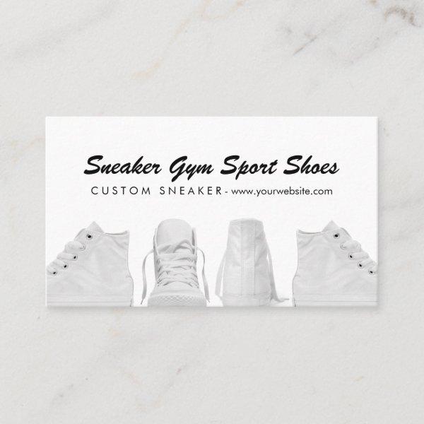 Sneakers White Sport Gym Shoes