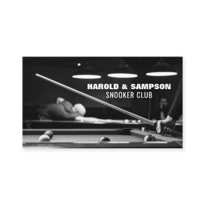 Snooker Club Portrait, Pool & Snooker Player/Club