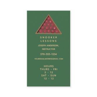 Snooker Lessons  with Hours