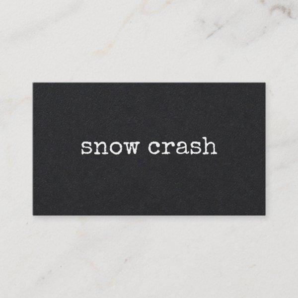 Snow Crash free sample.