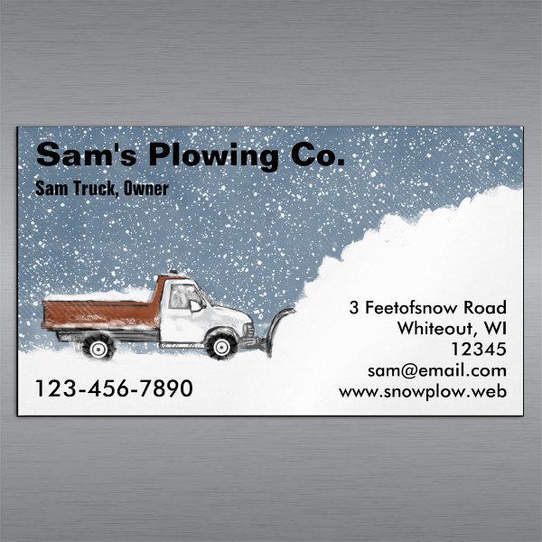 Snow Plow | Plowing Service | Snow Removal Magnetic