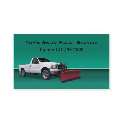 Snow Plow Truck Service