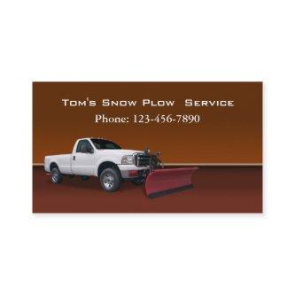 Snow Plow Truck Service