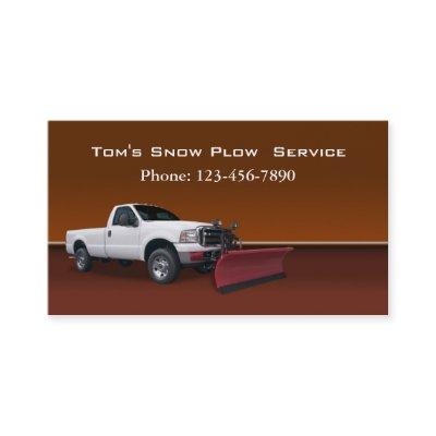 Snow Plow Truck Service