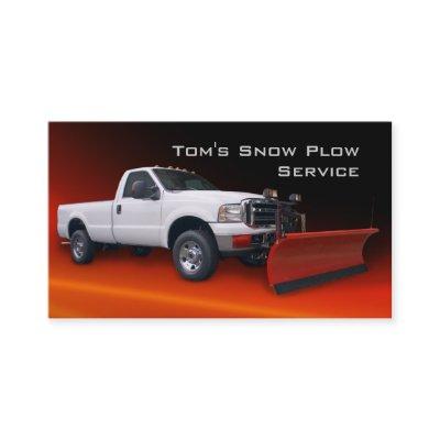 Snow Plow Truck Service