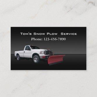 Snow Plow Truck Service