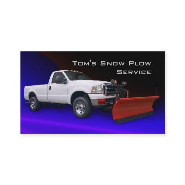 Snow Plow Truck Service
