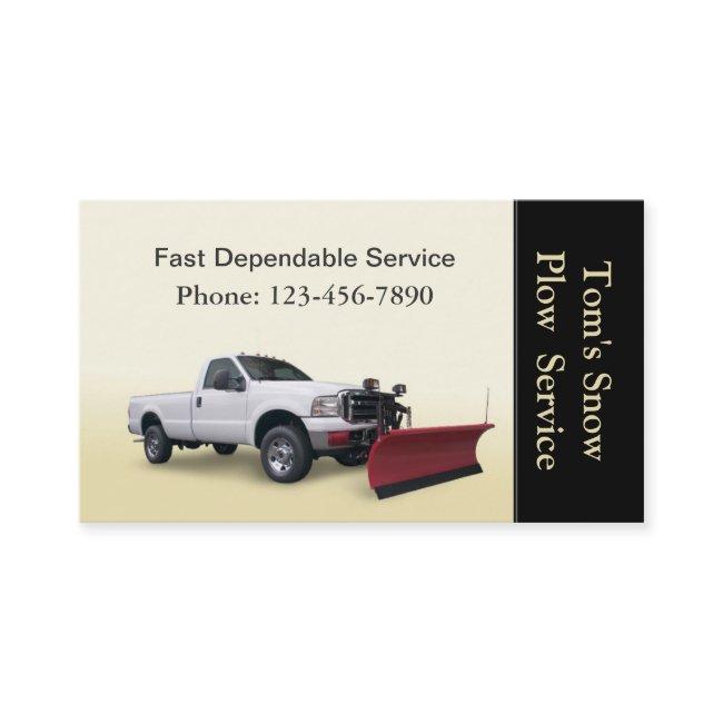Snow Plow Truck Service
