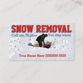 Snow Plowing Advertising.Snow Removal Business