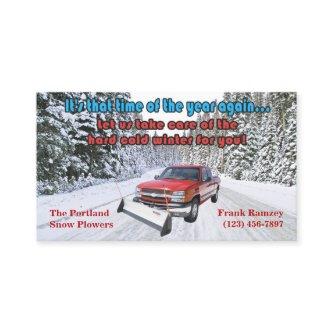 Snow Plowing
