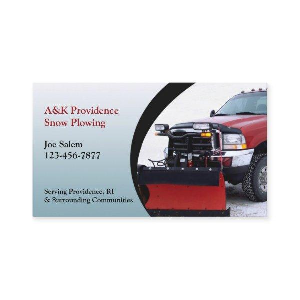 Snow Plowing