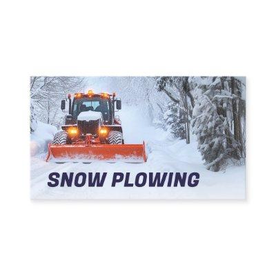 Snow Plowing & Removal Service Tractor Photo