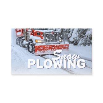 Snow Plowing & Removal Service Truck Photo