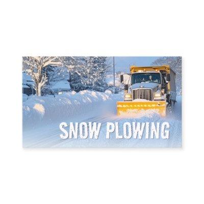 Snow Plowing & Removal Service Truck Photo