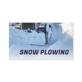 Snow Plowing & Removal Service Truck Photo