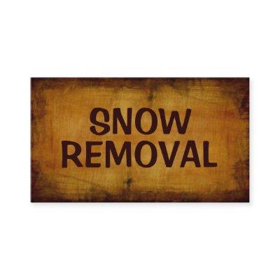 Snow Removal Antique