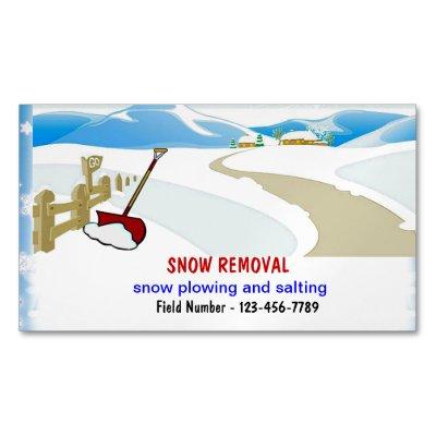 Snow Removal  Magnets