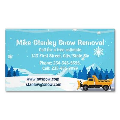 Snow Removal  Custom Business