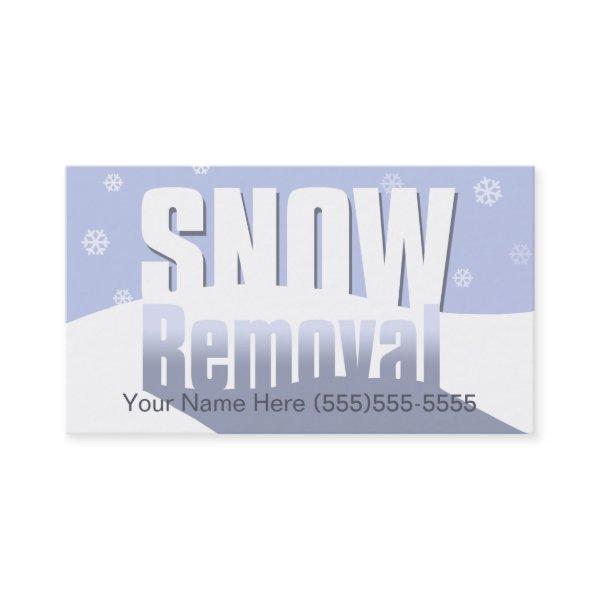 Snow Removal Marketing Professional Template