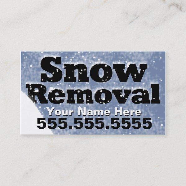 Snow Removal Plowing CustomizableTemplate