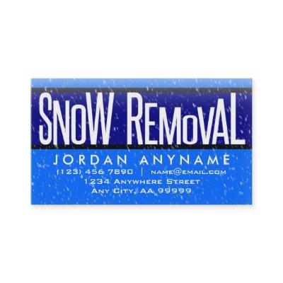 Snow Removal With Snow Falling