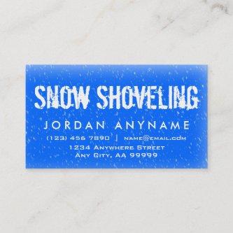 Snow Shoveling Falling Snow