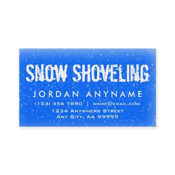 Snow Shoveling Falling Snow