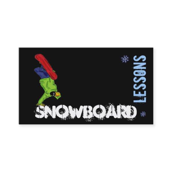 Snowboard Lesson customizable
