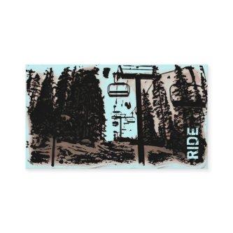Snowboard Ski lessons custom lift