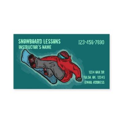 Snowboarding Lessons customizable