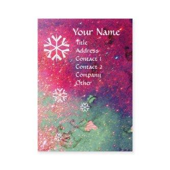 SNOWFLAKES Gold Metallic paper