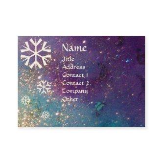SNOWFLAKES IN SILVER SPARKLES