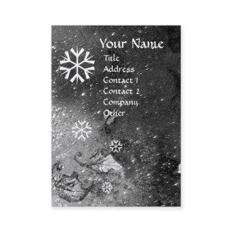 SNOWFLAKES IN SILVER SPARKLES