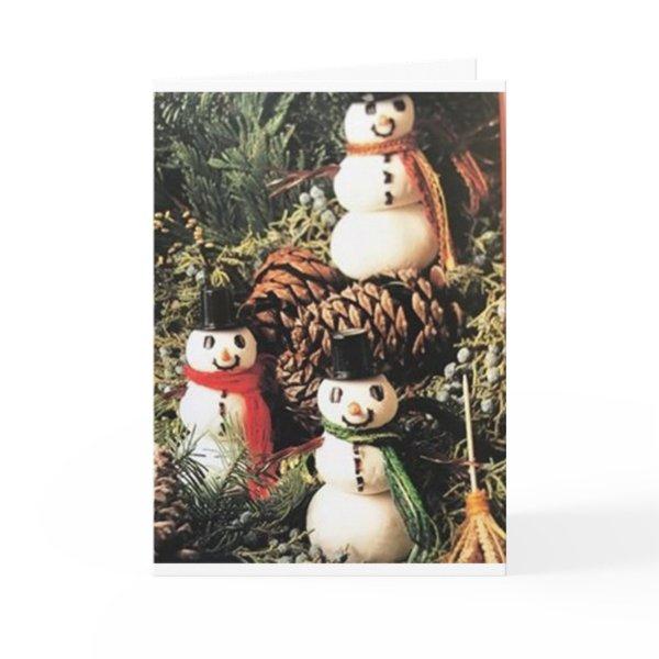 **SNOWMAN** CHRISTMAS TREE WISHES FOR YOU!** CARD