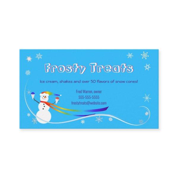 Snowman Snowcone