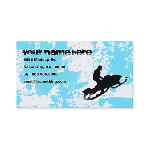 snowmobile : powder trail :