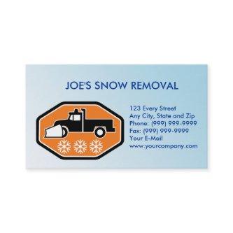 Snowplow pickup truck