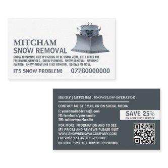 Snowplow, Snow Removal Company Advertising